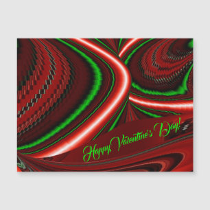 Der Geist der Liebe und Hoffnung Abstrakte 3D Rain Magnetkarte