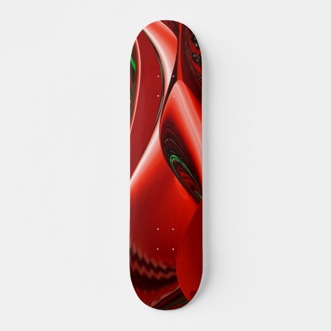 Der Geist der Liebe und Hoffnung Abstrakte 3D Rain Skateboard (Vorne)