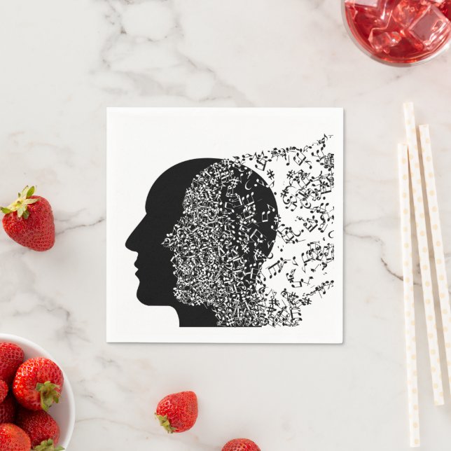 Der Geist der Musik Serviette (Beispiel)