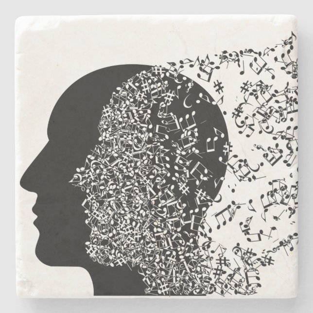 Der Geist der Musik Steinuntersetzer (Vorderseite)