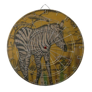 Der Geist der Serengeti: Zebra Weiden im Mara Dartscheibe