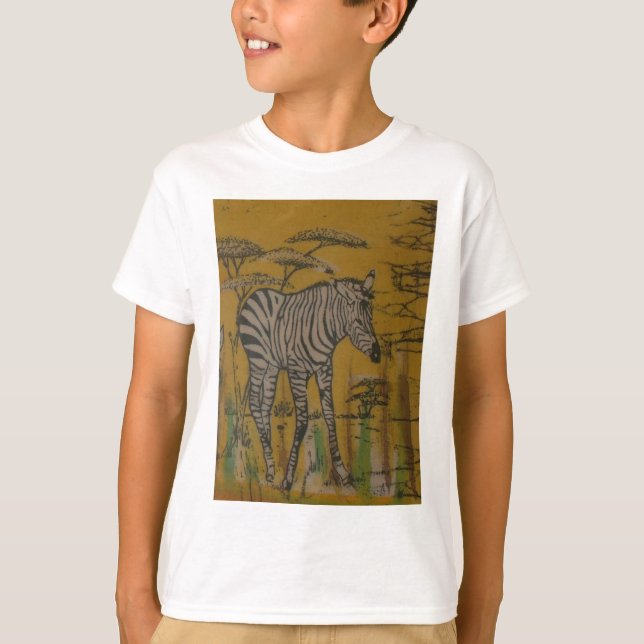 Der Geist der Serengeti: Zebra Weiden im Mara T-Shirt (Vorderseite)