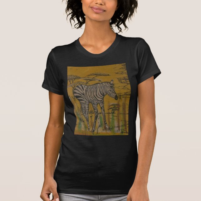 Der Geist der Serengeti: Zebra Weiden im Mara T-Shirt (Vorderseite)
