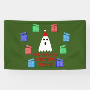 Der Geist der Weihnachtsgeschenke lustig Banner