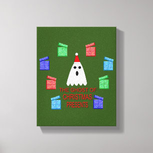 Der Geist der Weihnachtsgeschenke lustig Leinwanddruck