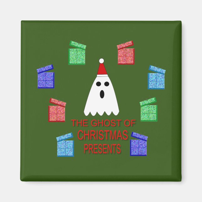 Der Geist der Weihnachtsgeschenke lustig Magnet (Vorne)