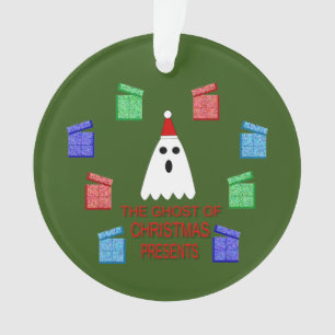 Der Geist der Weihnachtsgeschenke lustig Ornament