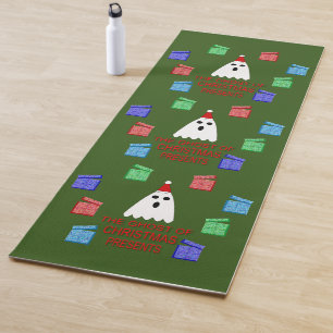 Der Geist der Weihnachtsgeschenke lustig Yogamatte