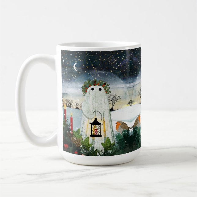 Der Geist der Wintersonnenwende Kaffeetasse (Links)