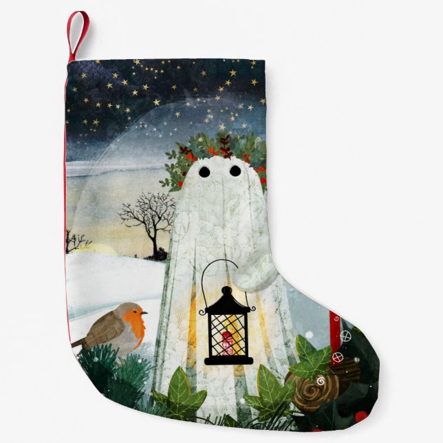 Der Geist der Wintersonnenwende Kleiner Weihnachtsstrumpf (Vorderseite)