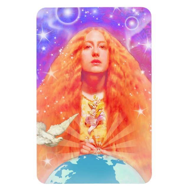 Der Geist des Friedens Magnet (Vertikal)