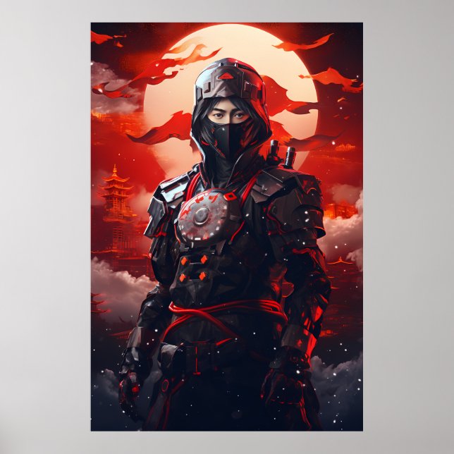 Der Geist des japanischen Ninja-Kriegers nachgeben Poster (Vorne)