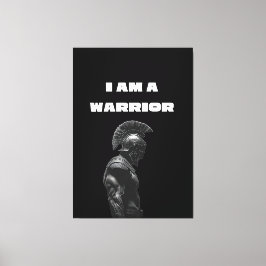 Der Geist des Kriegers Spartan Helmet Ar Leinwanddruck