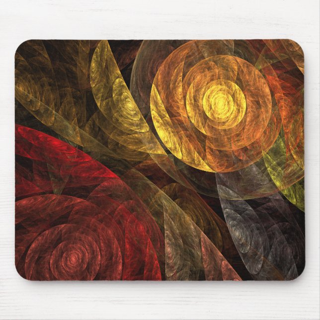 Der Geist des Lebens Abstrakte Kunst Mousepad (Vorne)