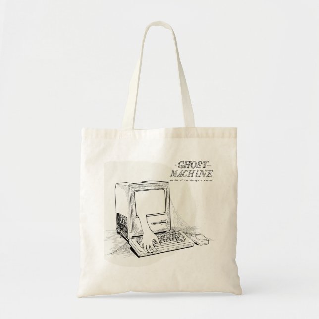 Der Geist in meiner Taschen-Tasche Maschine"alten Tragetasche (Vorne)