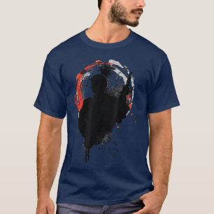 Der Geist Samurai Maske Krieger Samurai Schwerter  T-Shirt