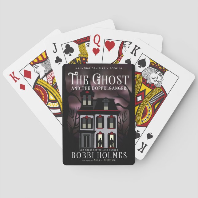 Der Geist und der Doppelgänger spielen Karten Spielkarten (Rückseite)