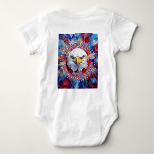 Der Geist von 1776, 2026 Amerikas Roter Adler Feue Baby Strampler