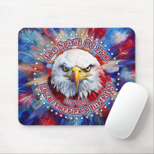 Der Geist von 1776, 2026 Amerikas Roter Adler Feue Mousepad