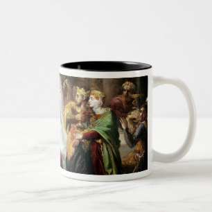 Der Geist von Banquo Zweifarbige Tasse