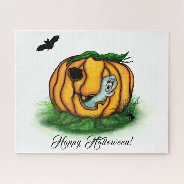 Der Geist von Halloween , Bat , Geist und Spider (Horizontal)