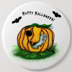 Der Geist von Halloween , Bat , Geist und Spider Button
