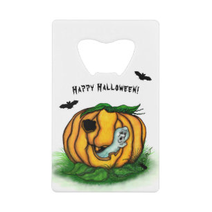 Der Geist von Halloween , Bat , Geist und Spider Geldbeutel Flaschenöffner