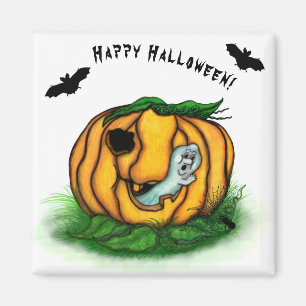 Der Geist von Halloween , Bat , Geist und Spider Magnet