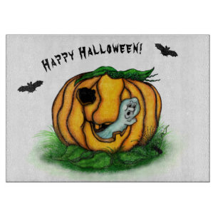 Der Geist von Halloween , Bat , Geist und Spider Schneidebrett