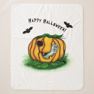 Der Geist von Halloween , Bat , Geist und Spider Sherpadecke