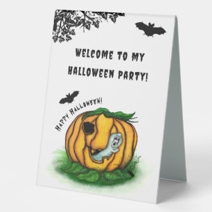 Der Geist von Halloween , Bat , Geist und Spider Tischaufsteller