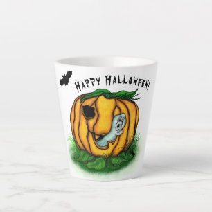 Der Geist von Halloween, Fledermaus, Geist und Spi Milchtasse
