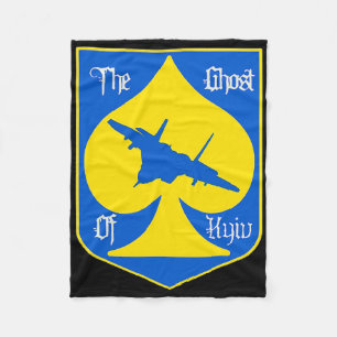 Der Geist von Kiew Kiew Ukraine Kampfpilot Fleecedecke