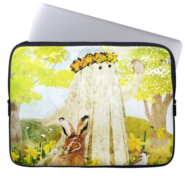 Der Geist von Ostara Laptopschutzhülle (Vorderseite)