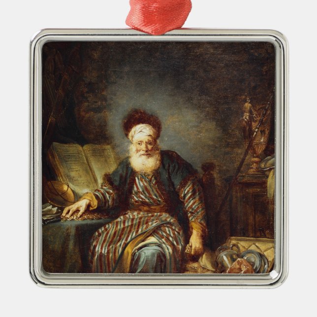 Der Geizhals Ornament Aus Metall (Vorne)