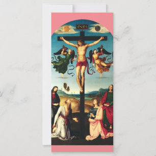 Der gekreuzigte Christus mit der Jungfrau Mary