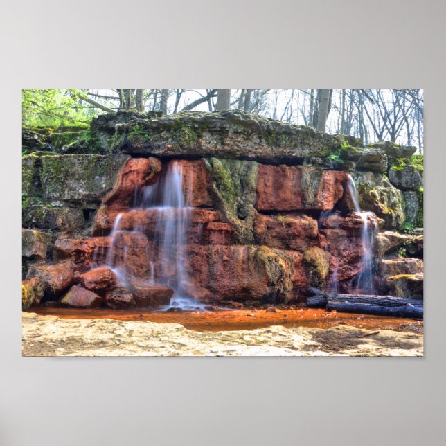 Der gelbe Frühling, das Naturschutzgebiet Glen Hel Poster (Vorne)