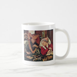 Der Geld-Wechsler und seine Ehefrau durch Kaffeetasse