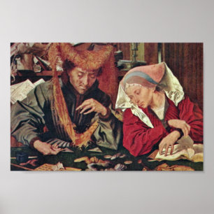 Der Geldwäscher und seine Ehefrau durch Reymerswae Poster