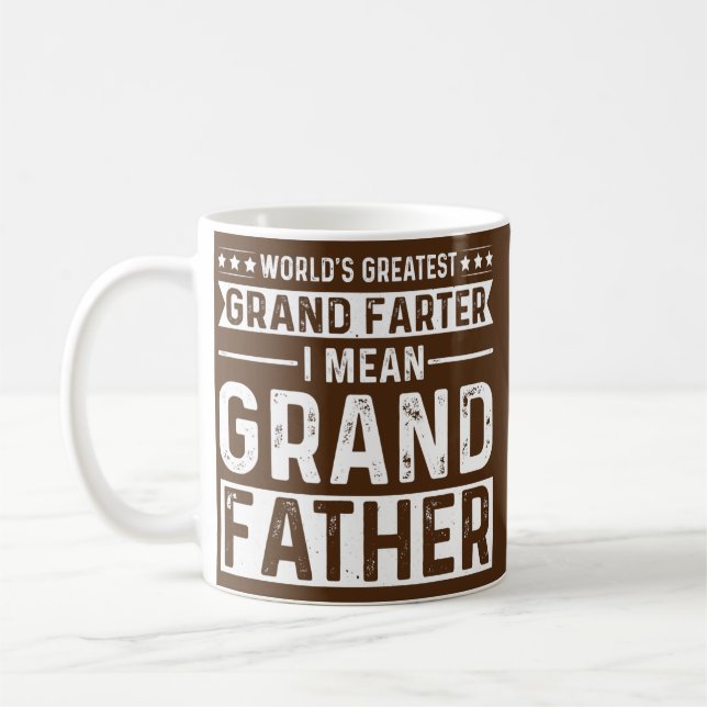 Der Gemeinste Großvater der Welt Kaffeetasse (Links)