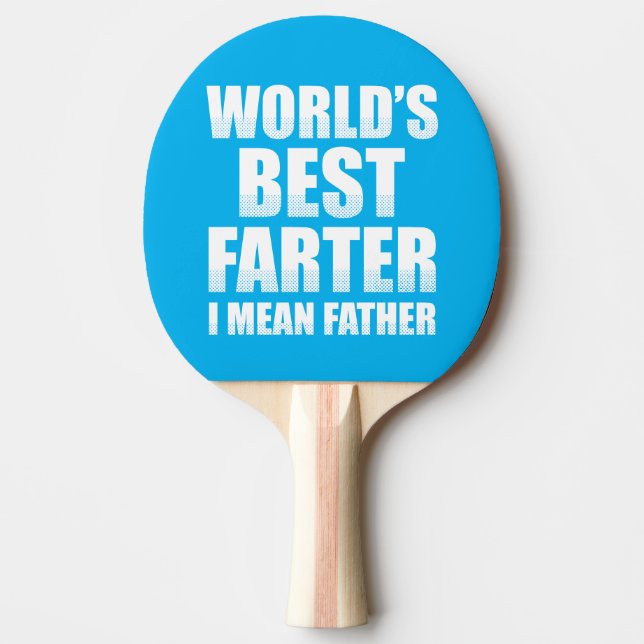 Der Gemeinste Vater der Welt Tischtennis Schläger (Vorderseite)