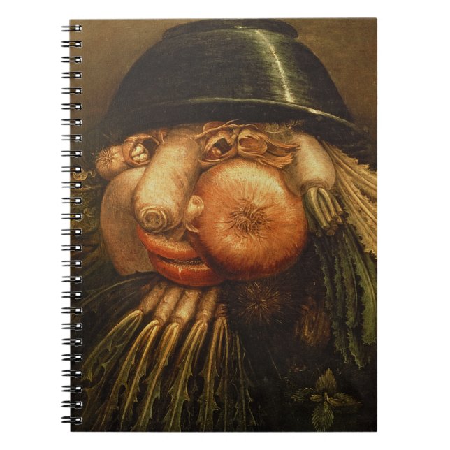 Der Gemüsegärtner, c.1590 (Öl auf Platte) Notizblock (Vorderseite)