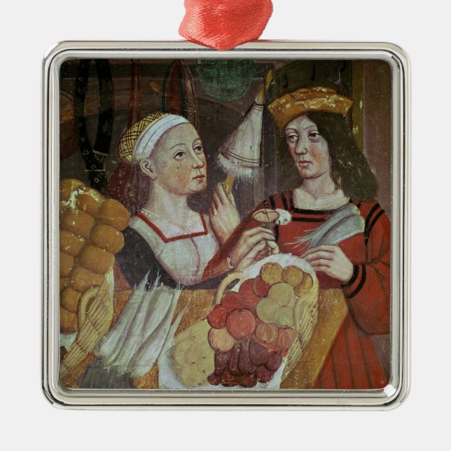 Der Gemüsemarkt Ornament Aus Metall (Vorne)