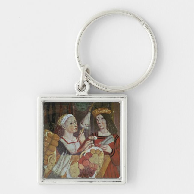 Der Gemüsemarkt Schlüsselanhänger (Vorne)