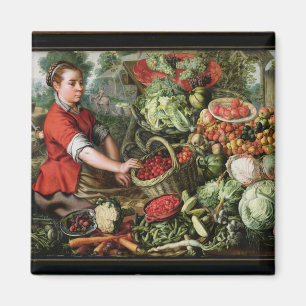 Der Gemüseverkäufer Magnet