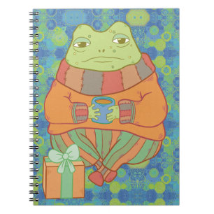 Der gemütliche Frosch Notizblock