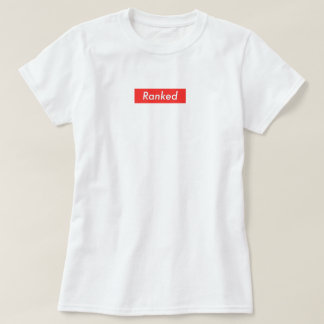 Der geordnete grundlegende weiße T - Shirt der