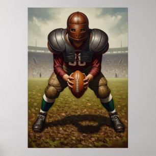 Der gepanzerte Quarterback Poster