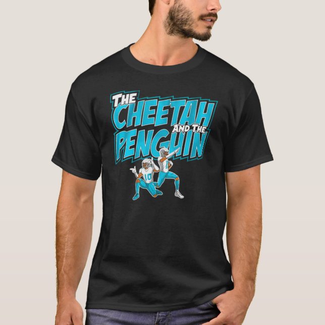 Der Gepard und der Pinguin T-Shirt (Vorderseite)