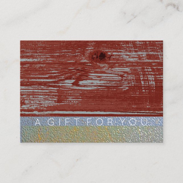 Der Geschenkgutschein der einfache Rabattkarte (Vorderseite)